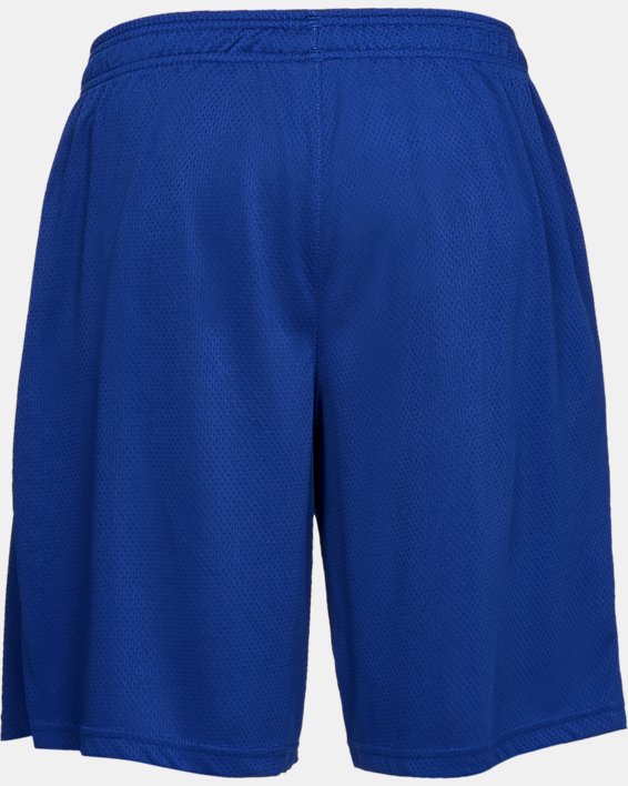 男士UA Tech™ Mesh短褲 in Blue image number 5